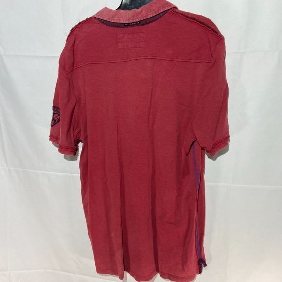 Buffalo David Bitton Polo Shirt Red LIKE NEW - Picture 5 of 9